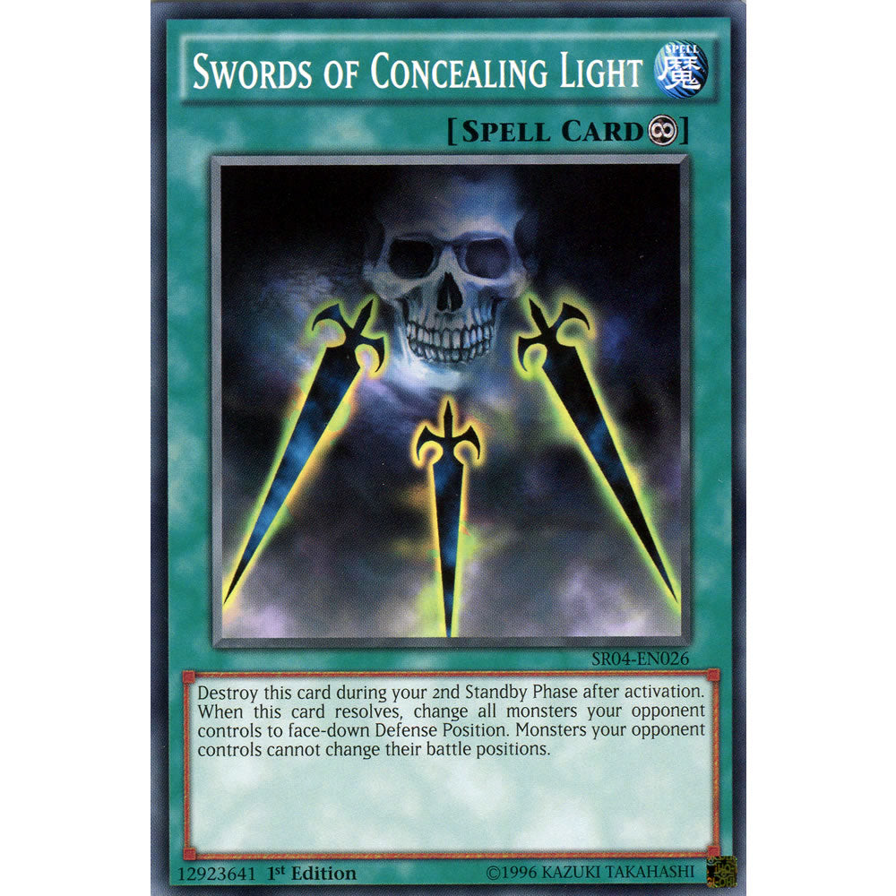 Swords of Concealing Light SR04-EN026 Yu-Gi-Oh! Card from the Dinomasher's Fury Set