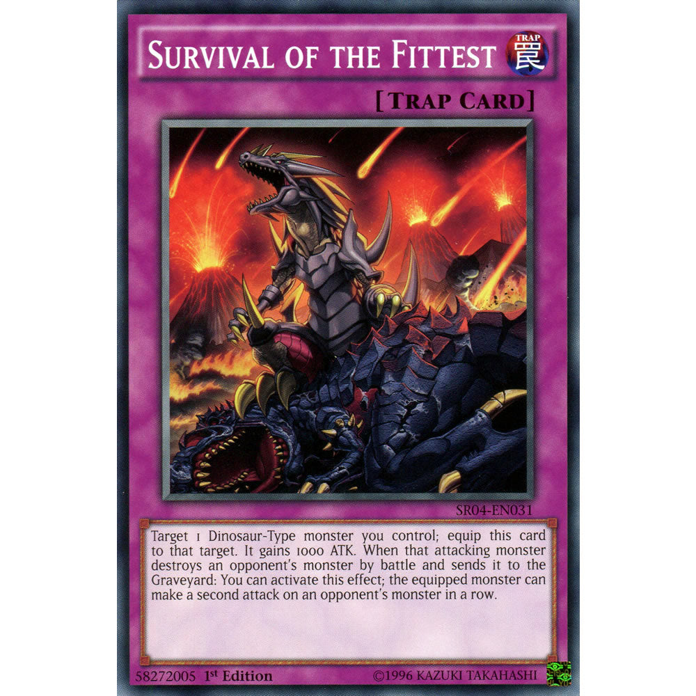 Survival of the Fittest SR04-EN031 Yu-Gi-Oh! Card from the Dinomasher's Fury Set