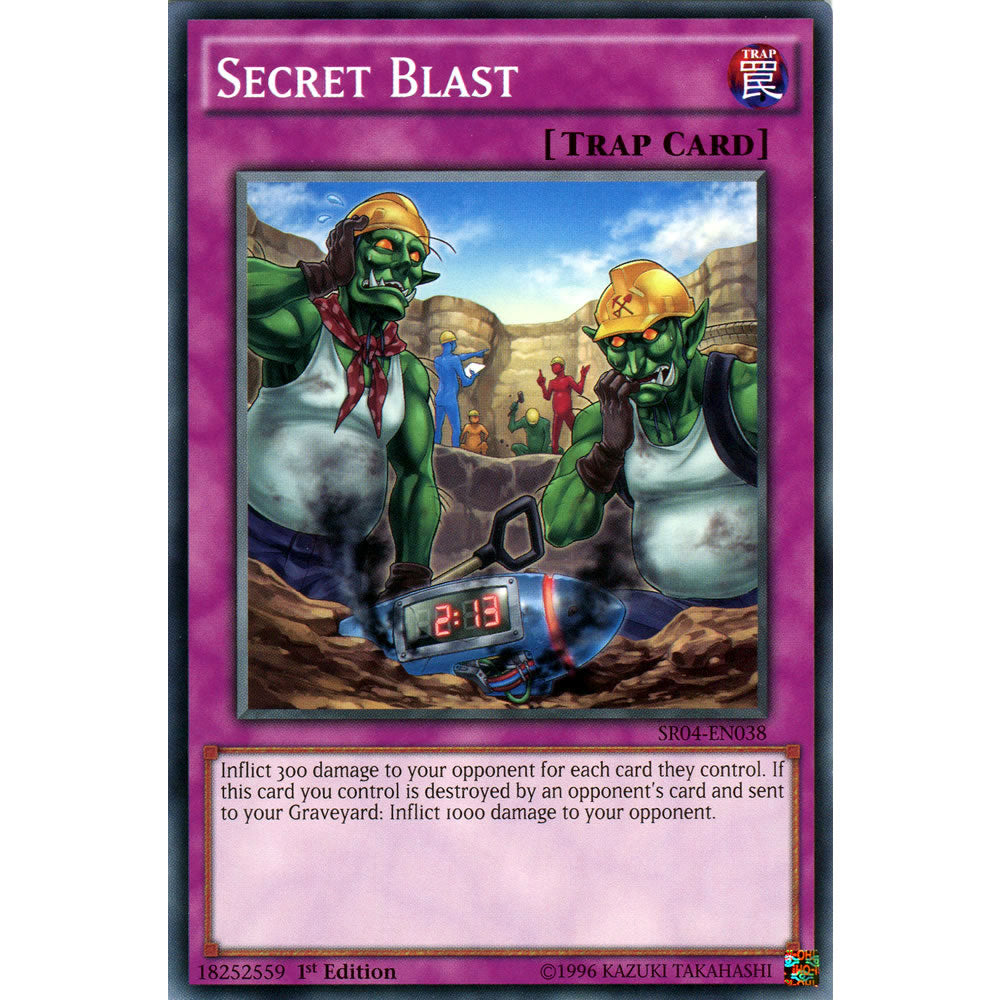 Secret Blast SR04-EN038 Yu-Gi-Oh! Card from the Dinomasher's Fury Set