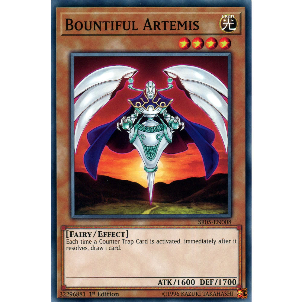 Bountiful Artemis SR05-EN008 Yu-Gi-Oh! Card from the Wave of Light Set