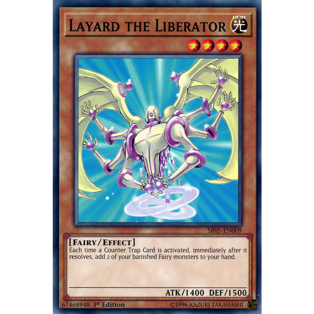 Layard the Liberator SR05-EN009 Yu-Gi-Oh! Card from the Wave of Light Set