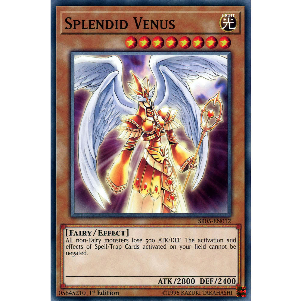 Splendid Venus SR05-EN012 Yu-Gi-Oh! Card from the Wave of Light Set