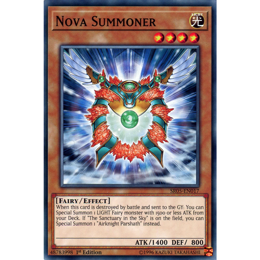 Nova Summoner SR05-EN017 Yu-Gi-Oh! Card from the Wave of Light Set