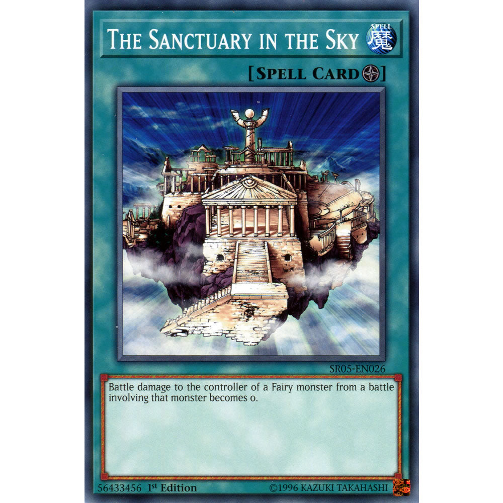 The Sanctuary in the Sky SR05-EN026 Yu-Gi-Oh! Card from the Wave of Light Set