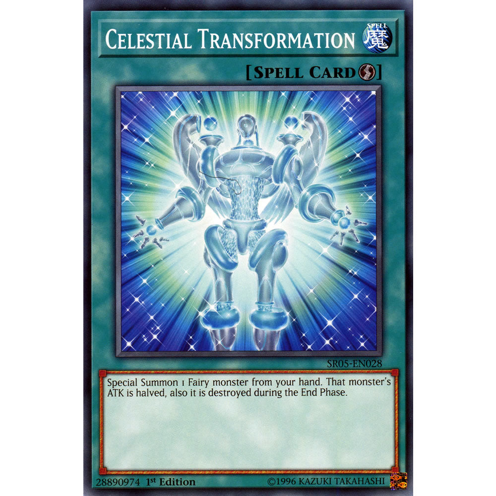 Celestial Transformation SR05-EN028 Yu-Gi-Oh! Card from the Wave of Light Set