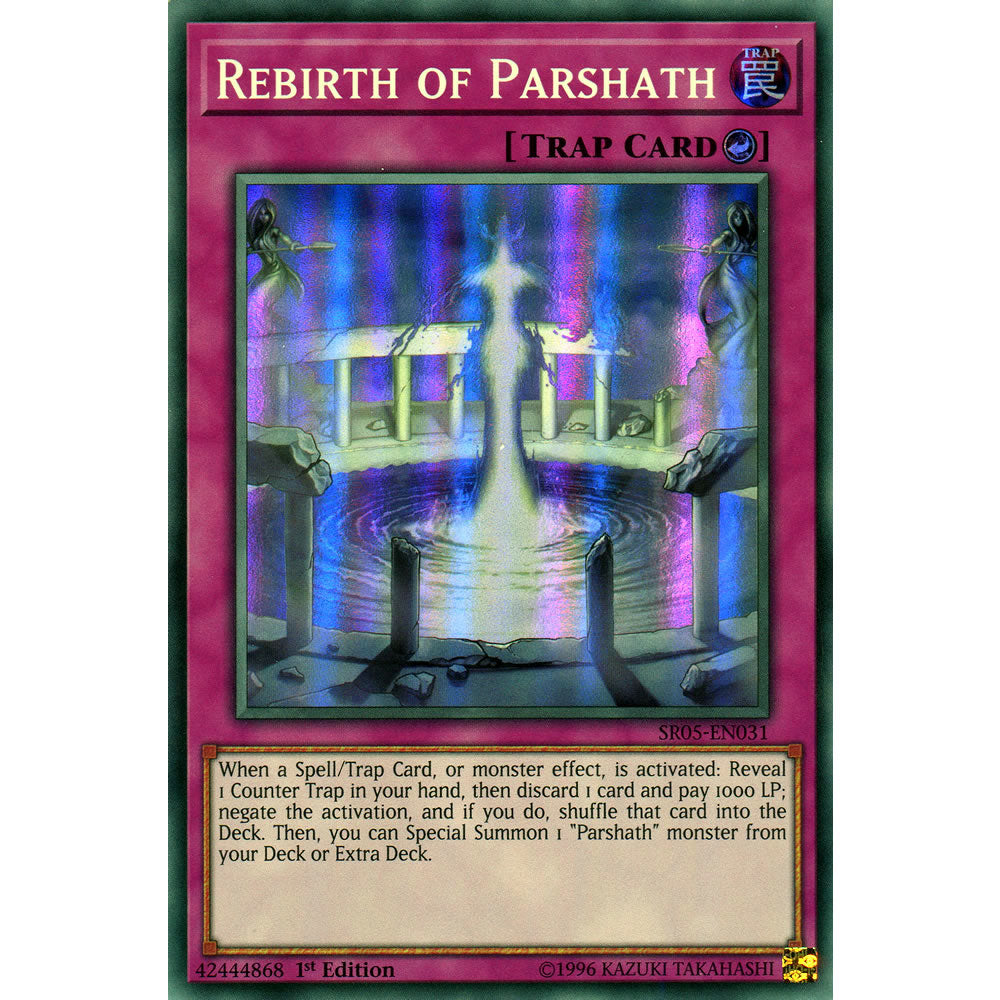 Rebirth of Parshath SR05-EN031 Yu-Gi-Oh! Card from the Wave of Light Set