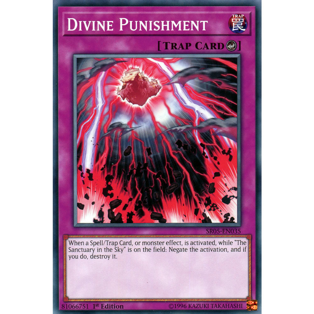 Divine Punishment SR05-EN035 Yu-Gi-Oh! Card from the Wave of Light Set