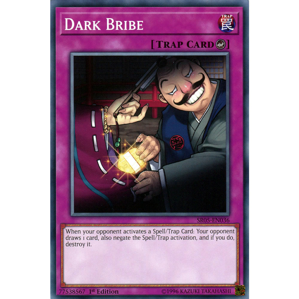 Dark Bribe SR05-EN036 Yu-Gi-Oh! Card from the Wave of Light Set
