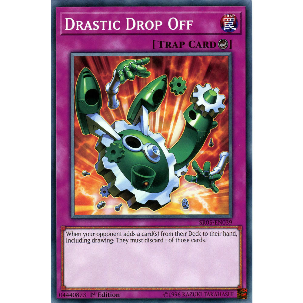 Drastic Drop Off SR05-EN039 Yu-Gi-Oh! Card from the Wave of Light Set