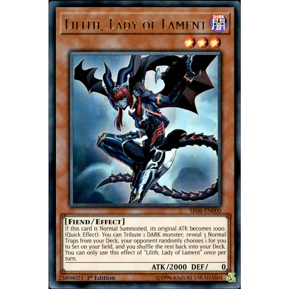Lilith, Lady of Lament SR06-EN000 Yu-Gi-Oh! Card from the Lair of Darkness Set