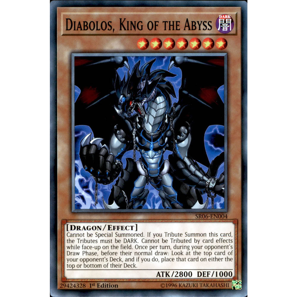 Diabolos, King of the Abyss SR06-EN004 Yu-Gi-Oh! Card from the Lair of Darkness Set