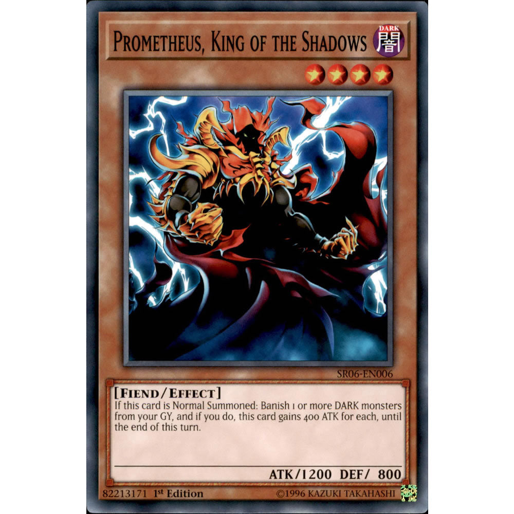 Prometheus, King of the Shadows SR06-EN006 Yu-Gi-Oh! Card from the Lair of Darkness Set