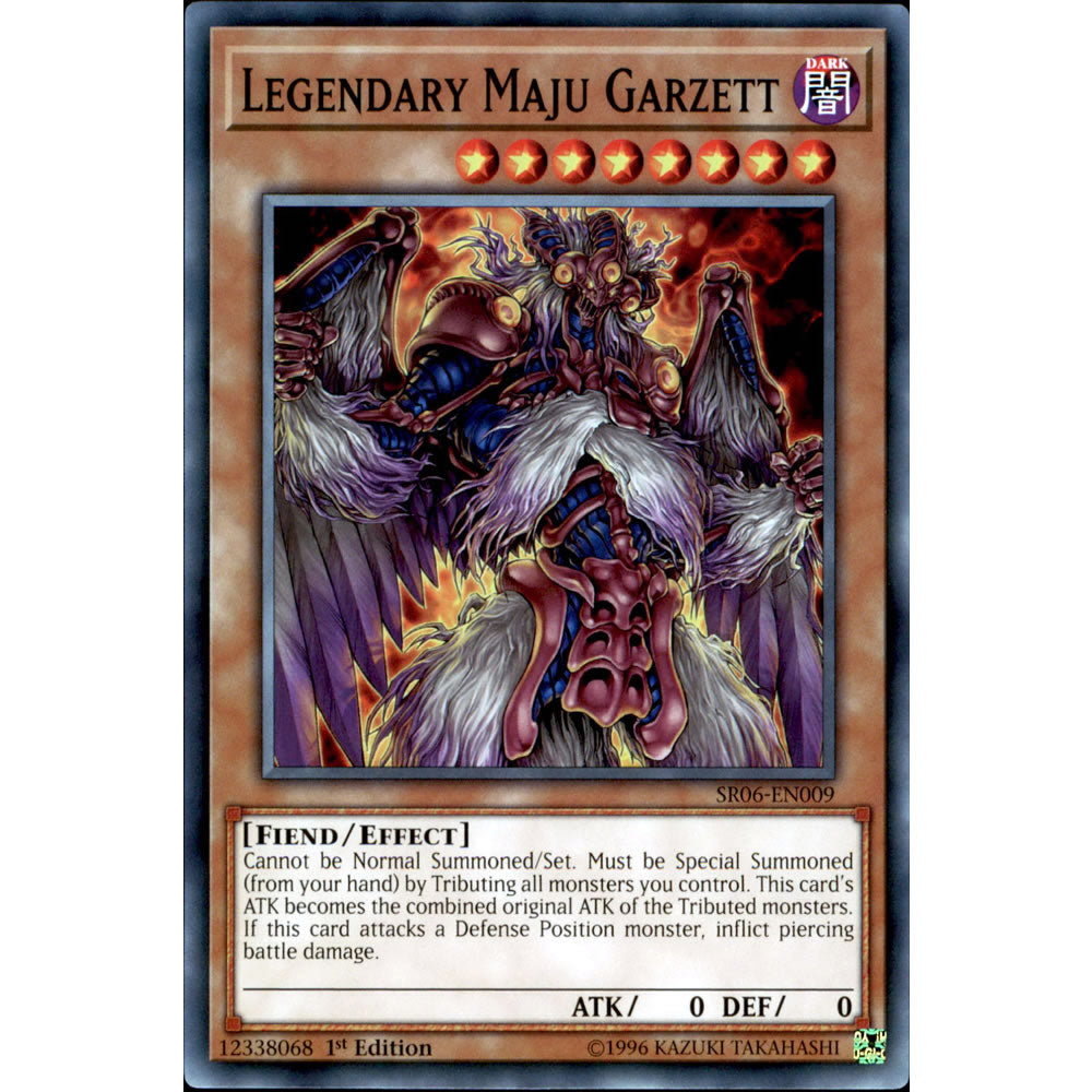 Legendary Maju Garzett SR06-EN009 Yu-Gi-Oh! Card from the Lair of Darkness Set