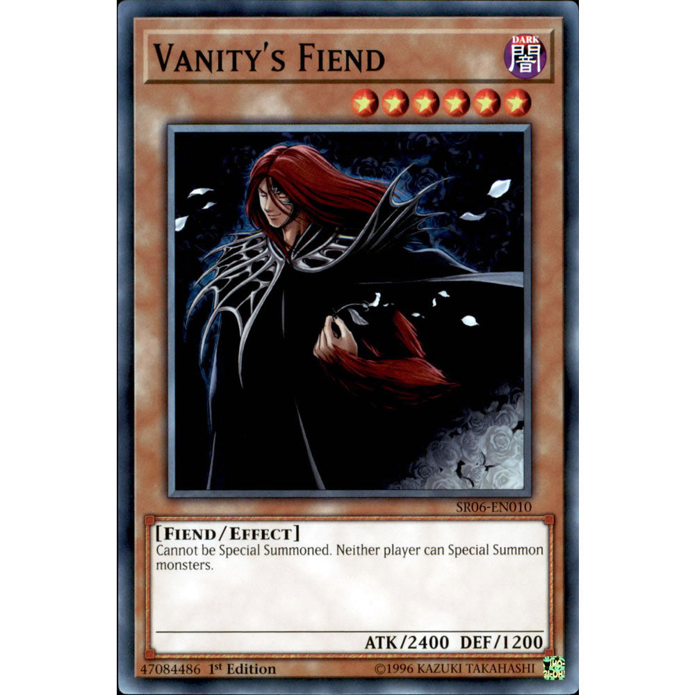Vanity's Fiend SR06-EN010 Yu-Gi-Oh! Card from the Lair of Darkness Set