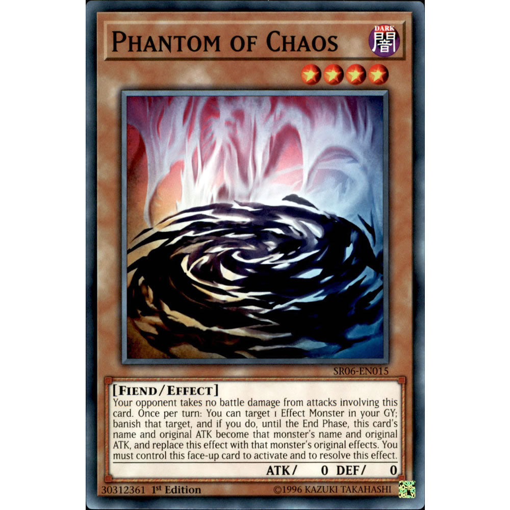 Phantom of Chaos SR06-EN015 Yu-Gi-Oh! Card from the Lair of Darkness Set