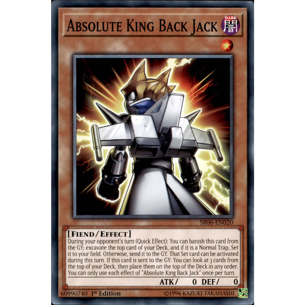 Absolute King Back Jack SR06-EN020 Yu-Gi-Oh! Card from the Lair of Darkness Set