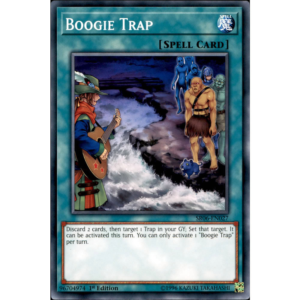 Boogie Trap SR06-EN027 Yu-Gi-Oh! Card from the Lair of Darkness Set
