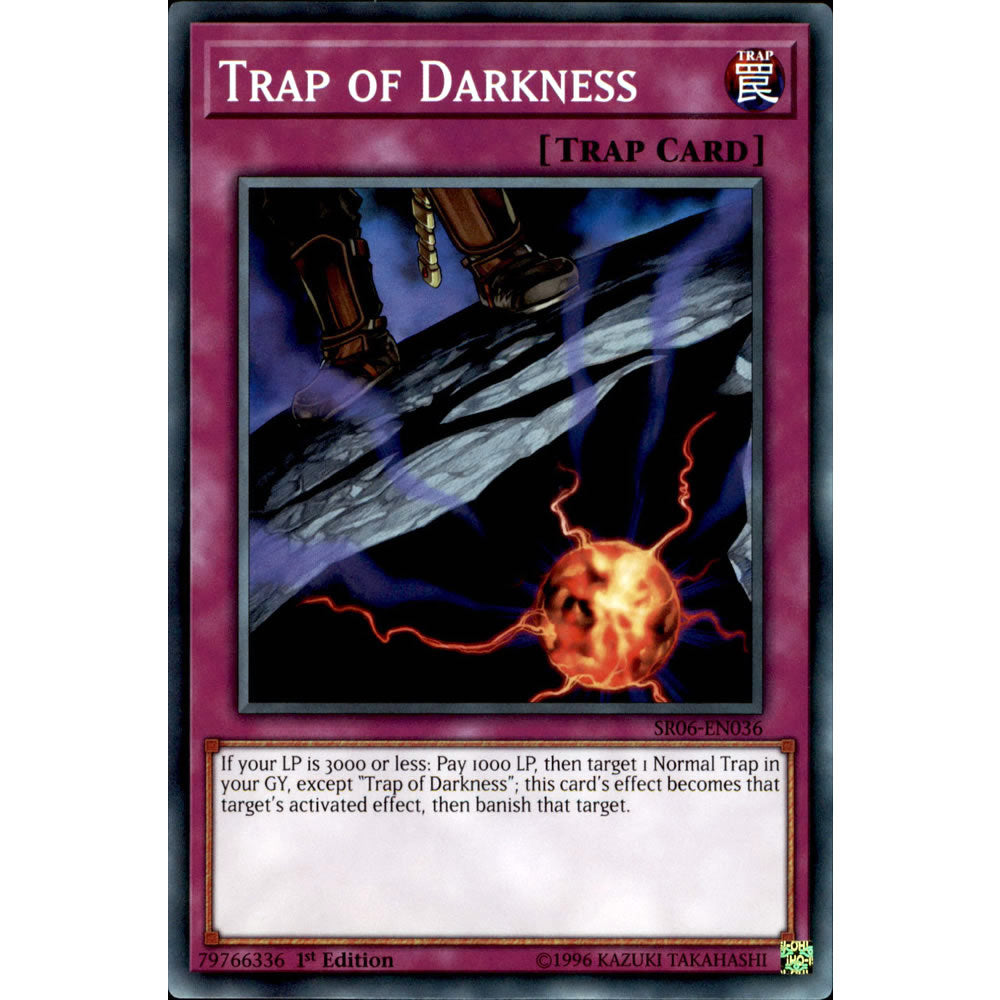 Trap of Darkness SR06-EN036 Yu-Gi-Oh! Card from the Lair of Darkness Set