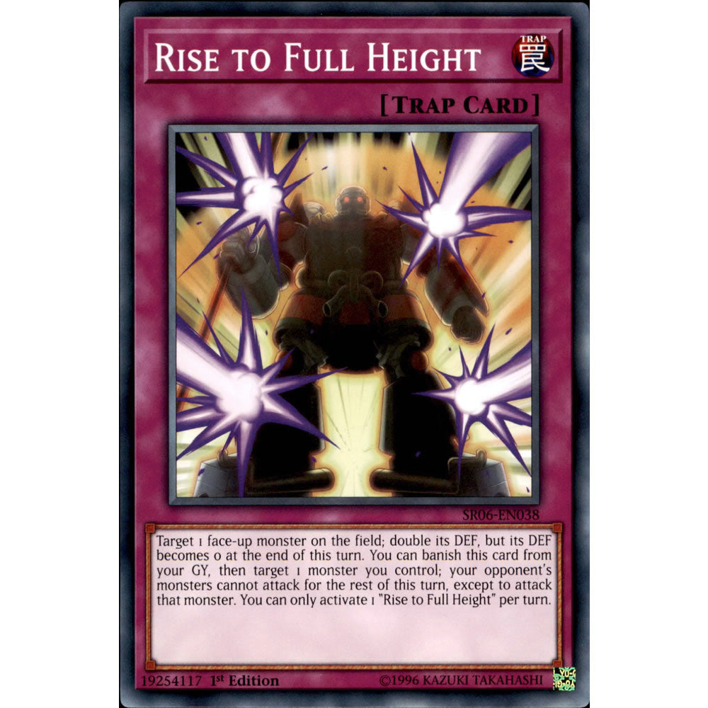 Rise to Full Height SR06-EN038 Yu-Gi-Oh! Card from the Lair of Darkness Set