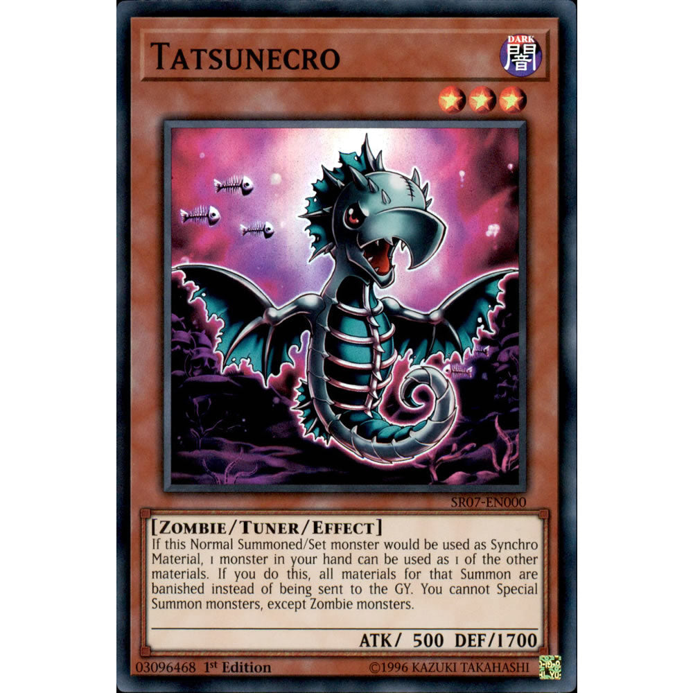 Tatsunecro SR07-EN000 Yu-Gi-Oh! Card from the Zombie Horde Set