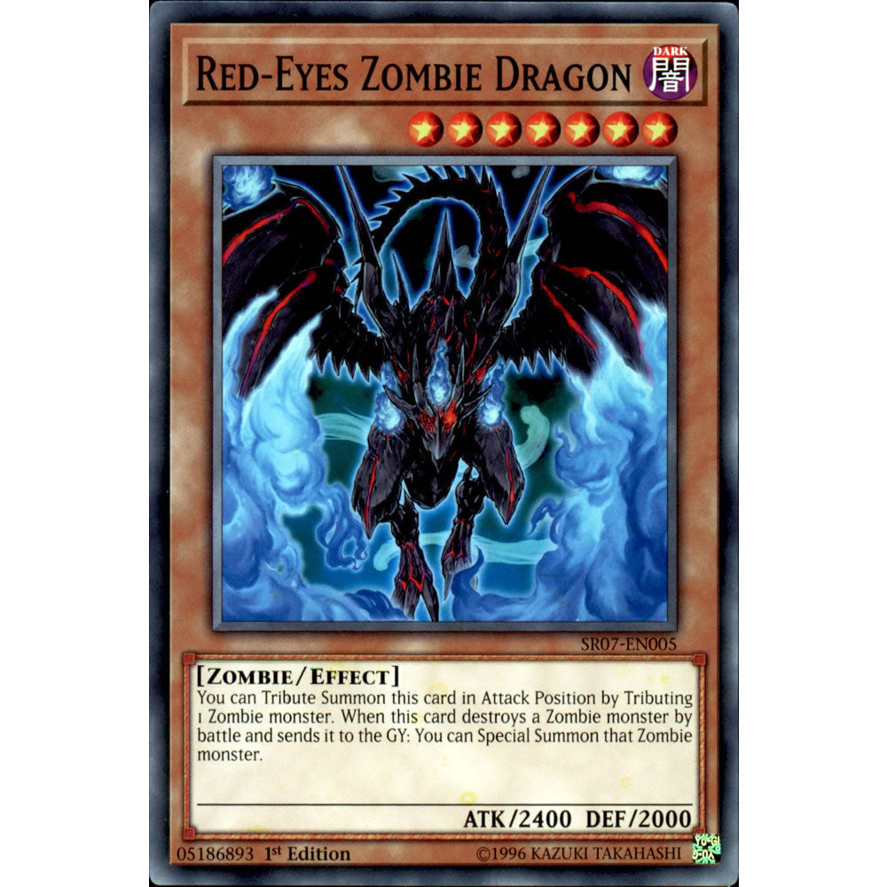 Red-Eyes Zombie Dragon SR07-EN005 Yu-Gi-Oh! Card from the Zombie Horde Set