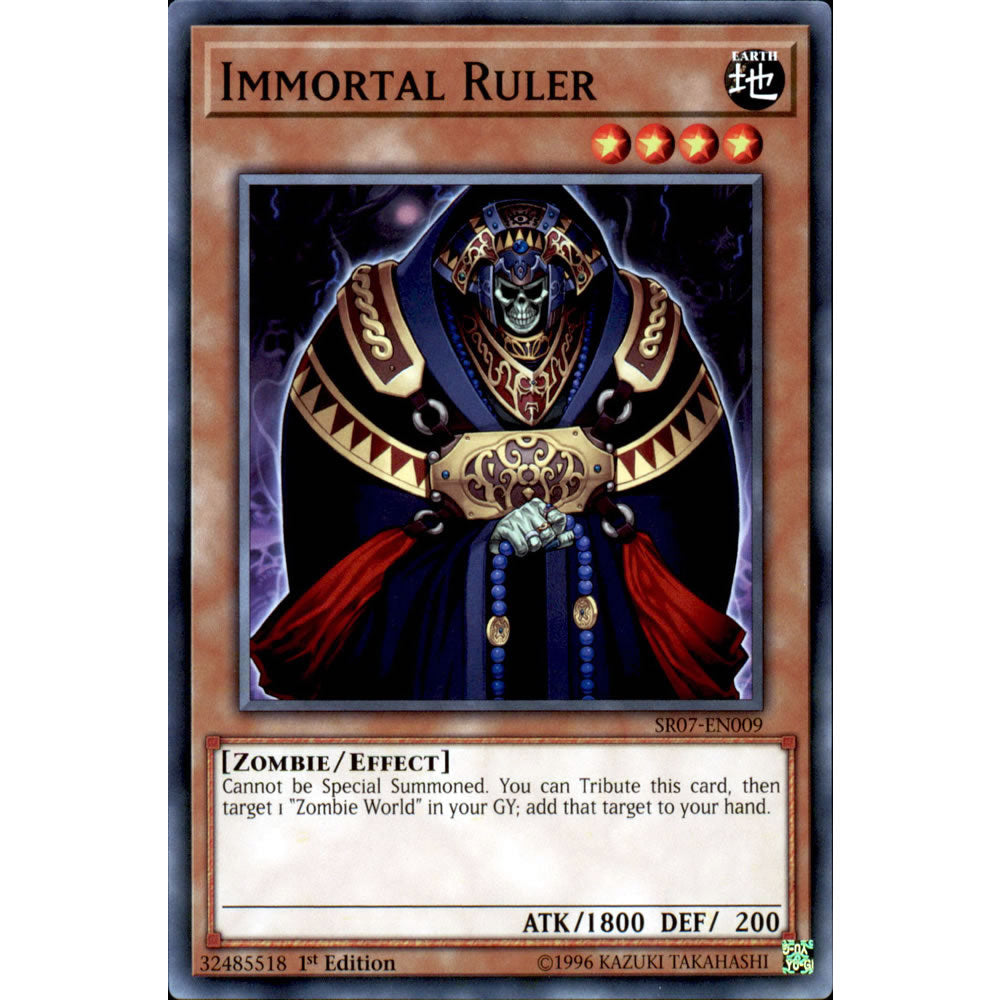 Immortal Ruler SR07-EN009 Yu-Gi-Oh! Card from the Zombie Horde Set