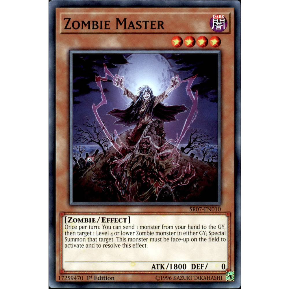 Zombie Master SR07-EN010 Yu-Gi-Oh! Card from the Zombie Horde Set