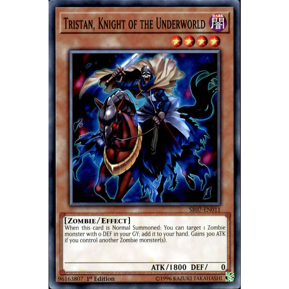 Tristan, Knight of the Underworld SR07-EN011 Yu-Gi-Oh! Card from the Zombie Horde Set