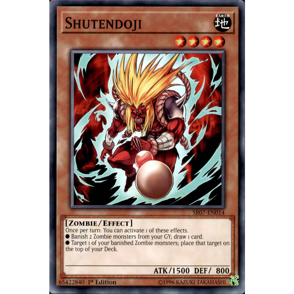 Shutendoji SR07-EN014 Yu-Gi-Oh! Card from the Zombie Horde Set