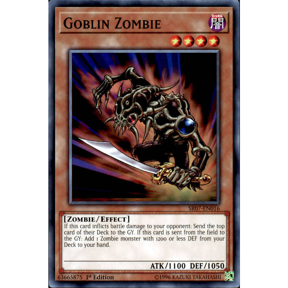 Goblin Zombie SR07-EN016 Yu-Gi-Oh! Card from the Zombie Horde Set