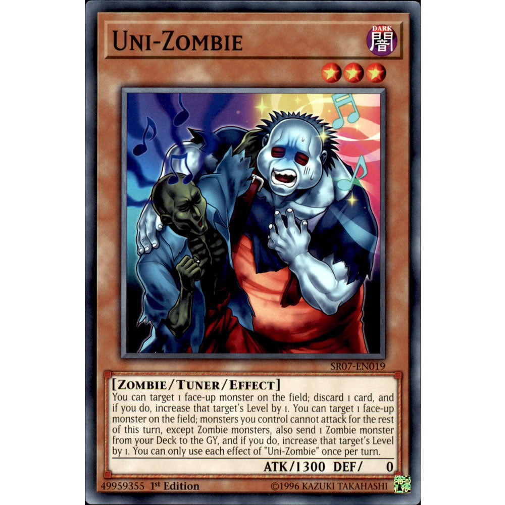 Uni-Zombie SR07-EN019 Yu-Gi-Oh! Card from the Zombie Horde Set
