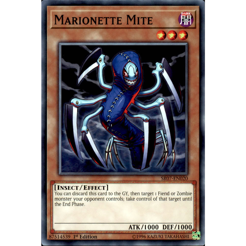 Marionette Mite SR07-EN020 Yu-Gi-Oh! Card from the Zombie Horde Set