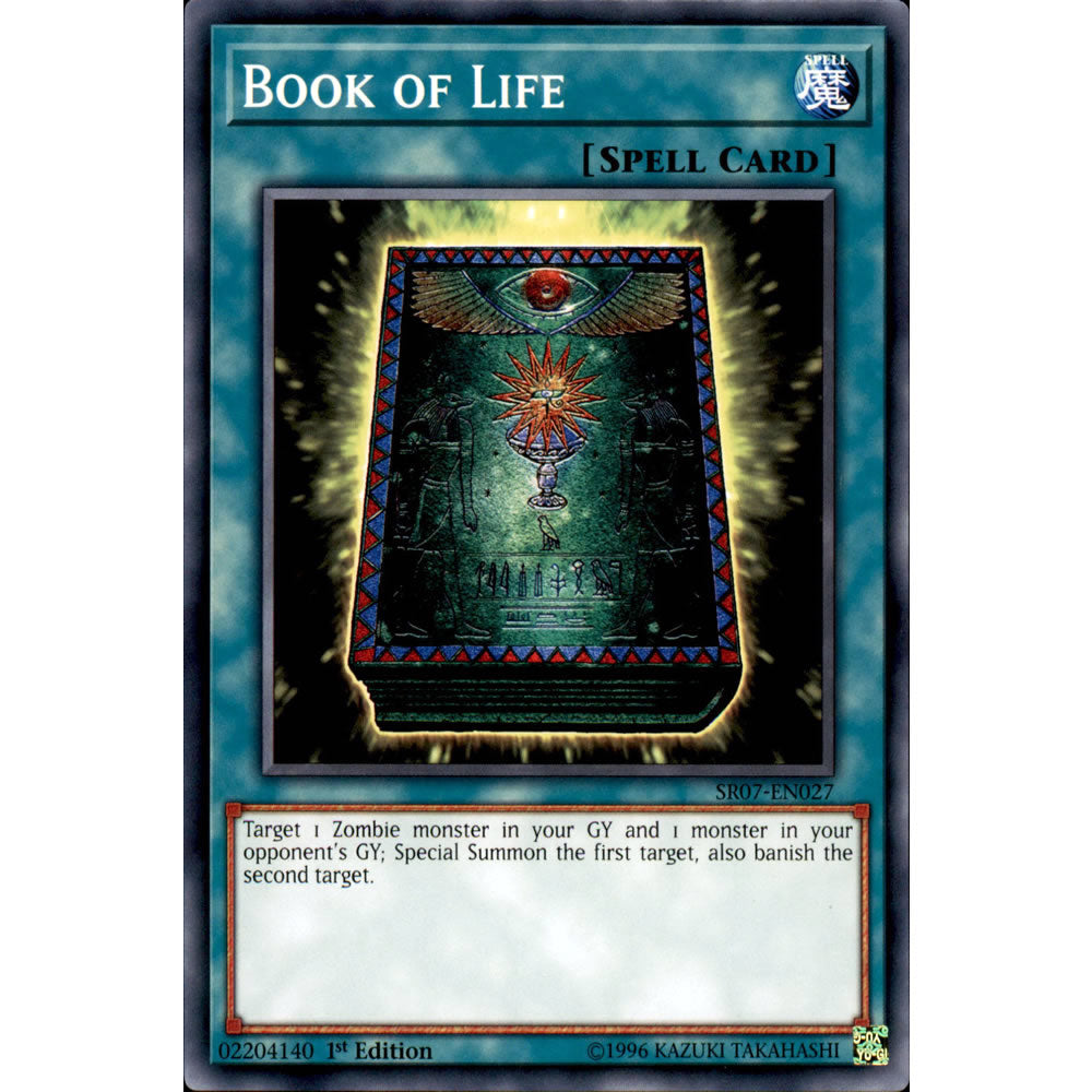 Book of Life SR07-EN027 Yu-Gi-Oh! Card from the Zombie Horde Set