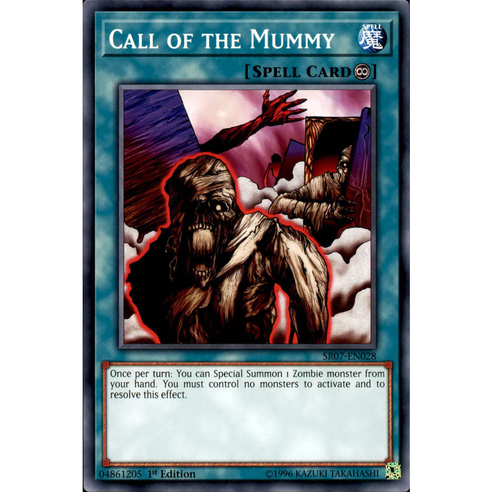 Call of the Mummy SR07-EN028 Yu-Gi-Oh! Card from the Zombie Horde Set