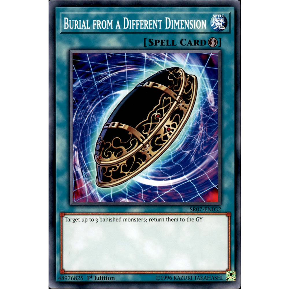 Burial from a Different Dimension SR07-EN032 Yu-Gi-Oh! Card from the Zombie Horde Set