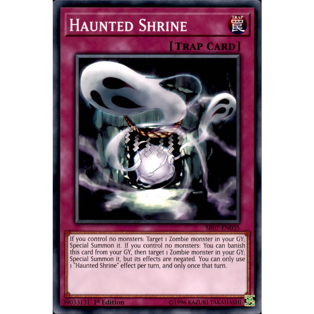 Haunted Shrine SR07-EN035 Yu-Gi-Oh! Card from the Zombie Horde Set