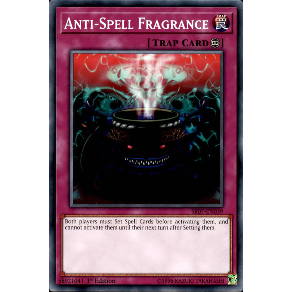 Anti-Spell Fragrance SR07-EN039 Yu-Gi-Oh! Card from the Zombie Horde Set