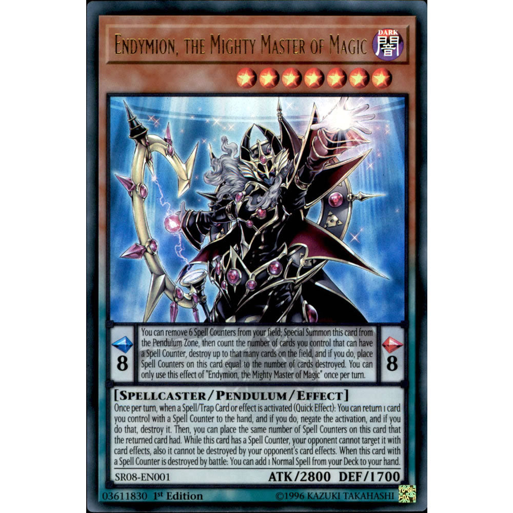 Endymion, the Mighty Master of Magic SR08-EN001 Yu-Gi-Oh! Card from the Order of the Spellcasters Set