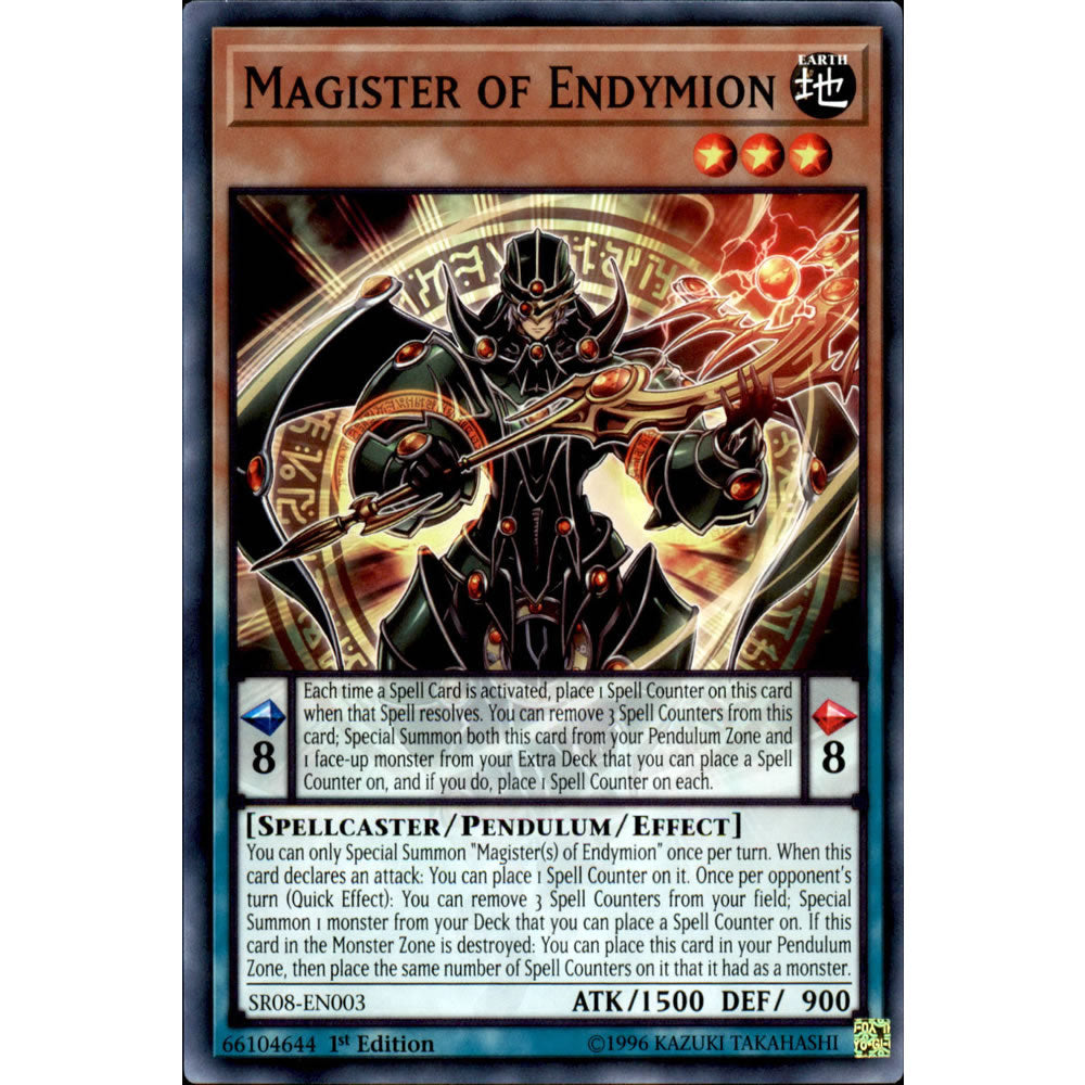 Magister of Endymion SR08-EN003 Yu-Gi-Oh! Card from the Order of the Spellcasters Set