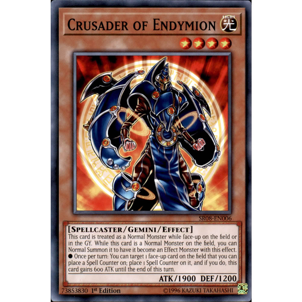 Crusader of Endymion SR08-EN006 Yu-Gi-Oh! Card from the Order of the Spellcasters Set