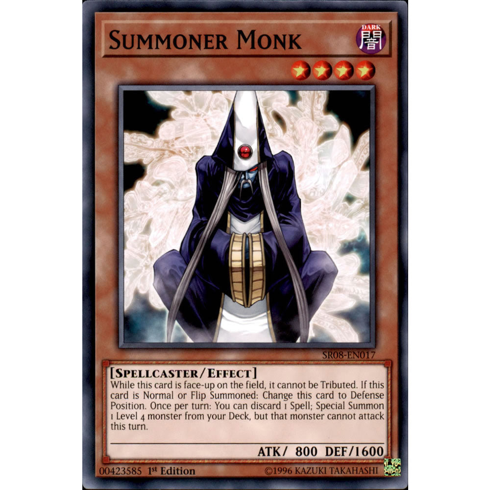 Summoner Monk SR08-EN017 Yu-Gi-Oh! Card from the Order of the Spellcasters Set