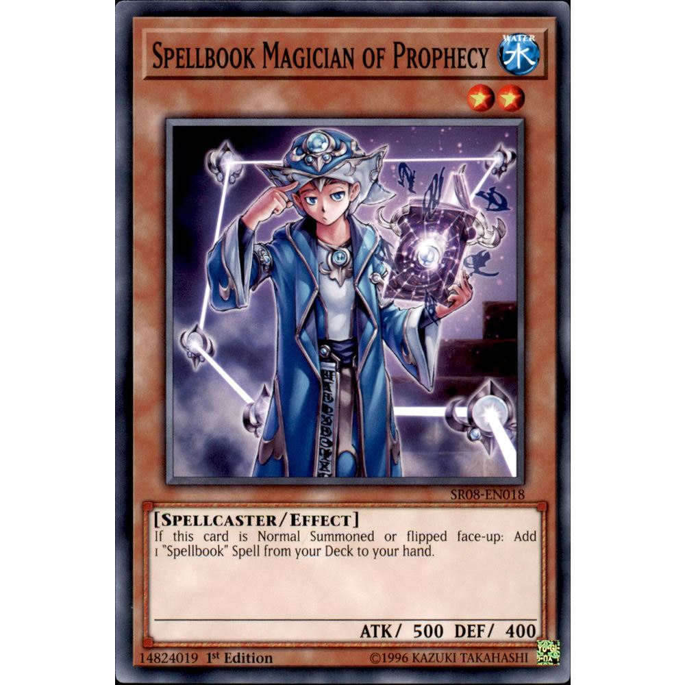 Spellbook Magician of Prophecy SR08-EN018 Yu-Gi-Oh! Card from the Order of the Spellcasters Set