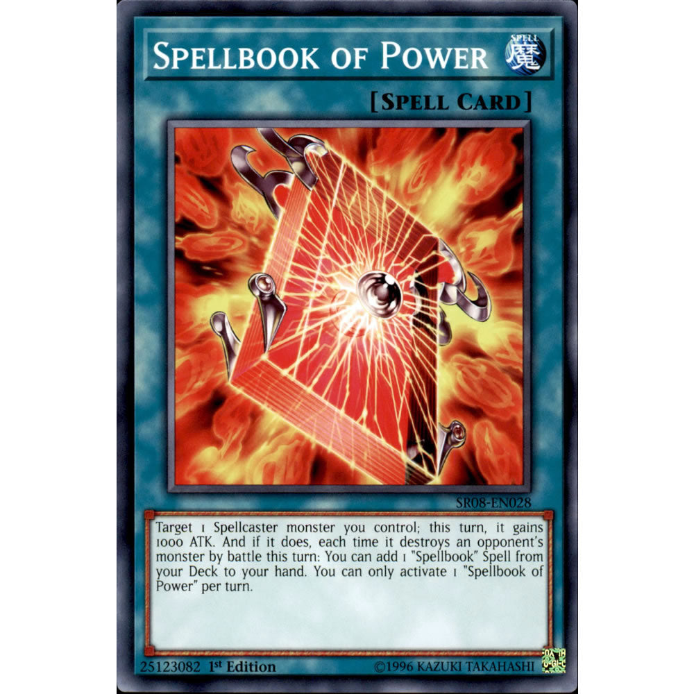 Spellbook of Power SR08-EN028 Yu-Gi-Oh! Card from the Order of the Spellcasters Set