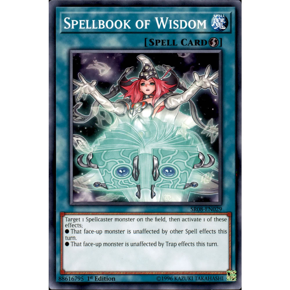 Spellbook of Wisdom SR08-EN029 Yu-Gi-Oh! Card from the Order of the Spellcasters Set