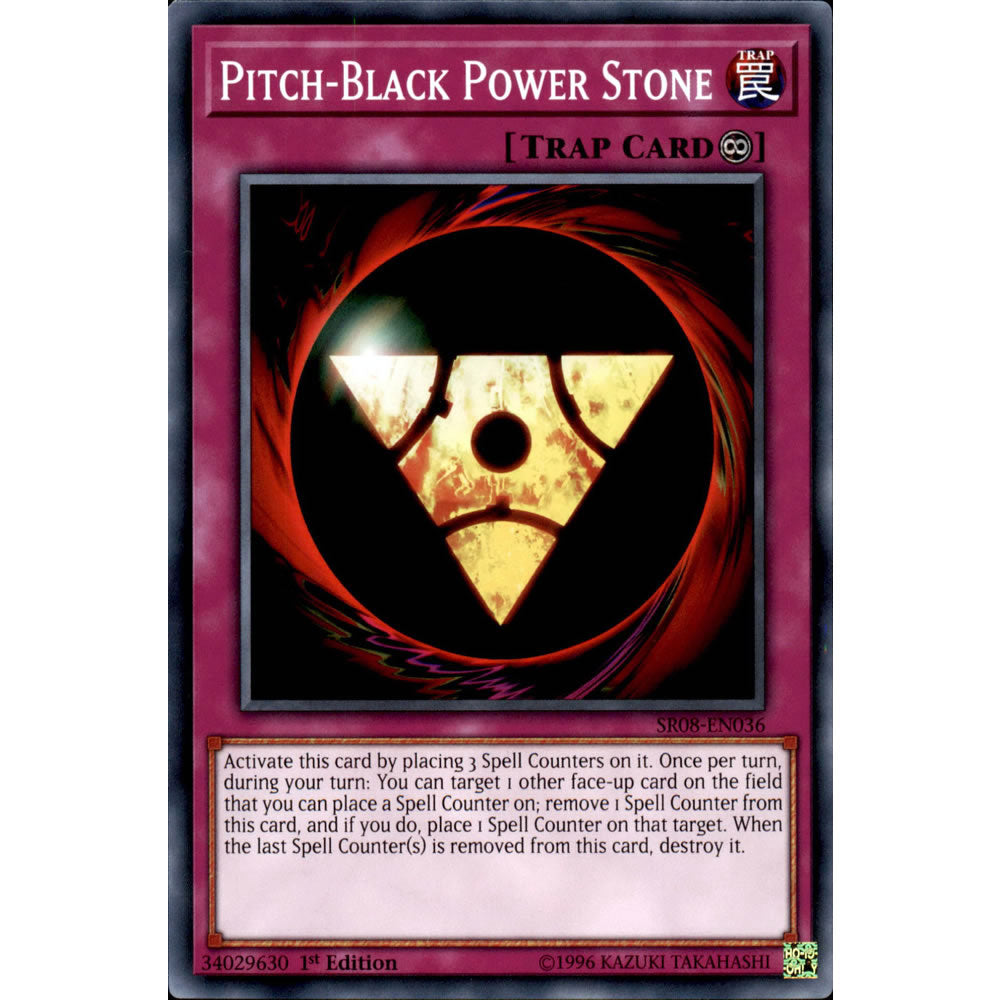 Pitch-Black Power Stone SR08-EN036 Yu-Gi-Oh! Card from the Order of the Spellcasters Set