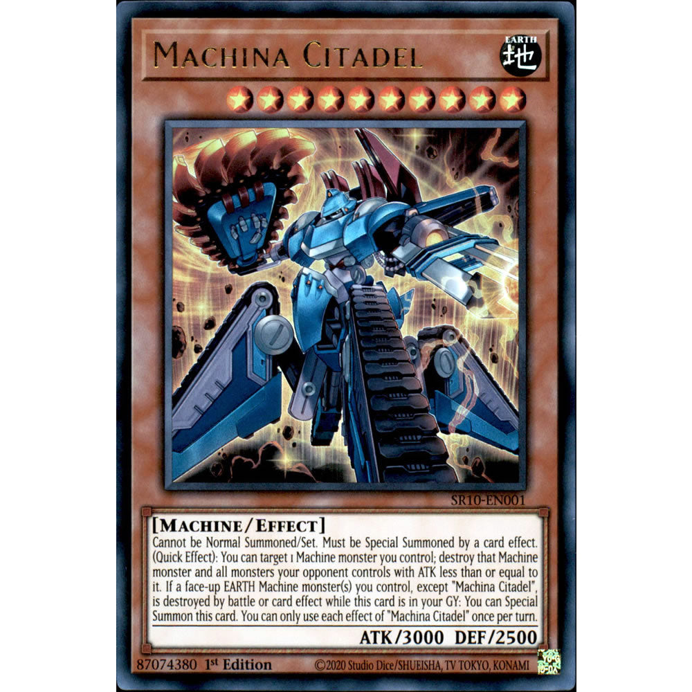 Machina Citadel SR10-EN001 Yu-Gi-Oh! Card from the Mechanized Madness Set