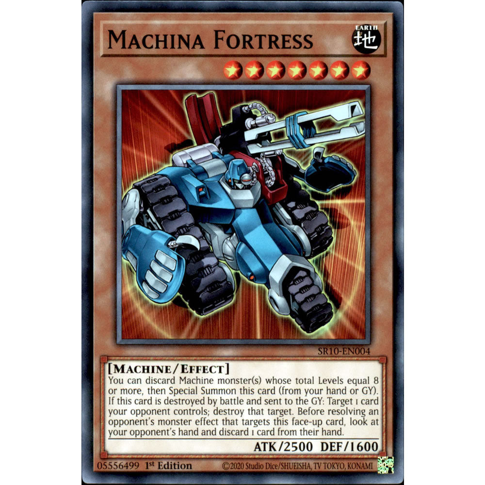Machina Fortress SR10-EN004 Yu-Gi-Oh! Card from the Mechanized Madness Set