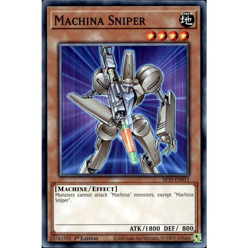 Machina Sniper SR10-EN011 Yu-Gi-Oh! Card from the Mechanized Madness Set