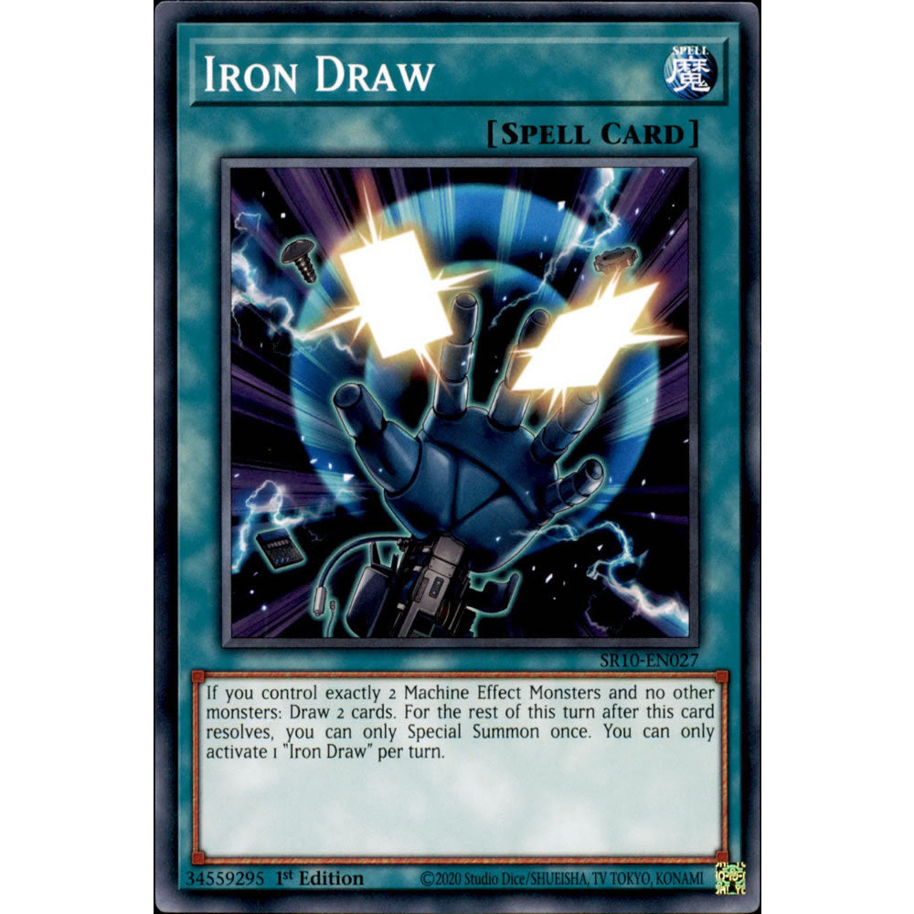 Iron Draw SR10-EN027 Yu-Gi-Oh! Card from the Mechanized Madness Set