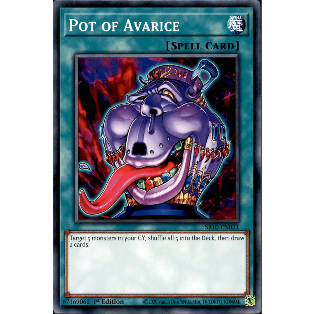 Pot of Avarice SR10-EN031 Yu-Gi-Oh! Card from the Mechanized Madness Set
